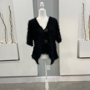 Kaktus Charcoal Fuzzy Sweater